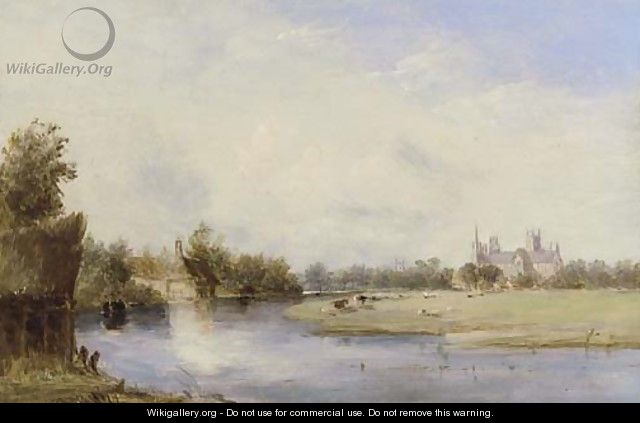 Ely Cathedral, on the Ouse - Alfred Vickers