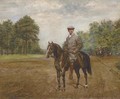 A trainer on his pony - Allen Culpepper Sealy