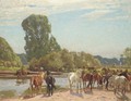 New Forest ponies at Tyrrell's Ford - Algernon Talmage