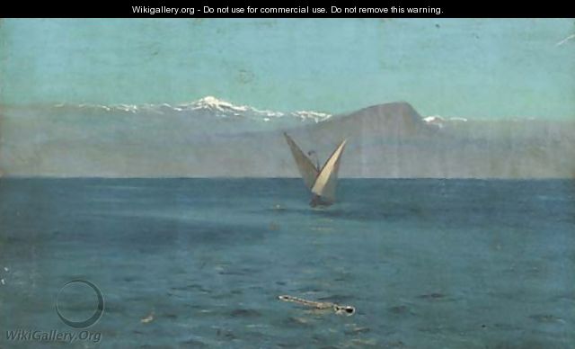 Sailing off the coast, thought to be Chile - Algernon Talmage