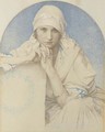 Portrait of Jaroslava (Jarca), Mucha's daughter - Alphonse Maria Mucha