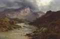 A Salmon-Trout Stream, Cader Idris, North Wales - Alfred de Breanski