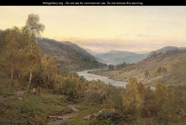 The Valley of the Teith - Alfred de Breanski