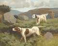 An English setter and a pointer - Alfred Duke