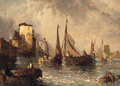 Fishing Vessels Off Dortrecht - Alfred Montague
