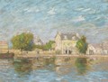Bords de Seine aAA  Saint Mammes - Alfred Sisley