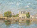 Bords de Seine aAA  Saint Mammes - Alfred Sisley