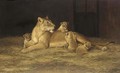 Lioness and her cubs - Alexander Pope