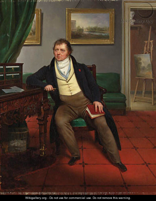 Portrait of the Artist - Alexandre-Franois-Louis Comte De Girardin
