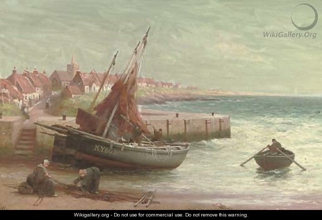 Preparing the nets - Alexander Young
