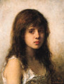 Young girl 3 - Alexei Alexeivich Harlamoff