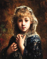 Young girl 2 - Alexei Alexeivich Harlamoff