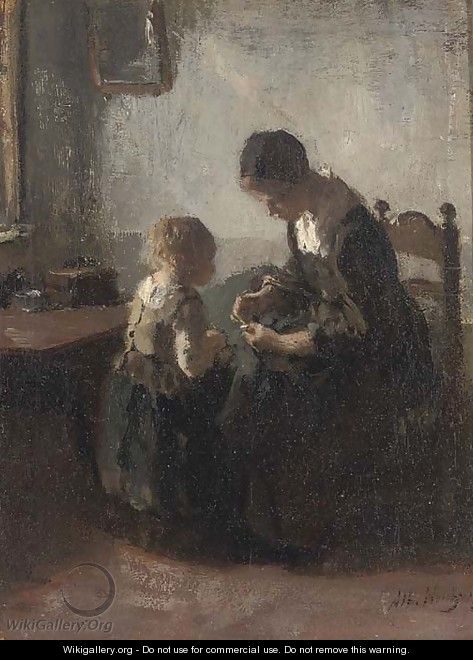 The first lesson - Albert Neuhuys