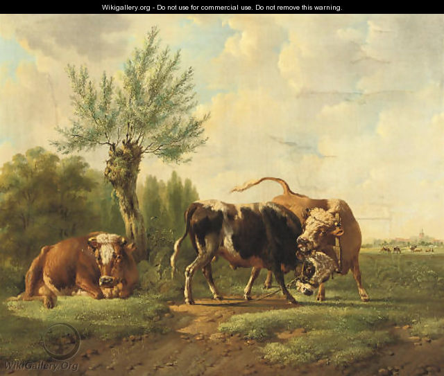 Fighting bulls 2 - Albertus Verhoesen