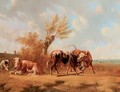 Fighting bulls - Albertus Verhoesen