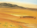 Le troupeau des chameaux, Sahara - Aleksandr Evgen'evich Iakovlev