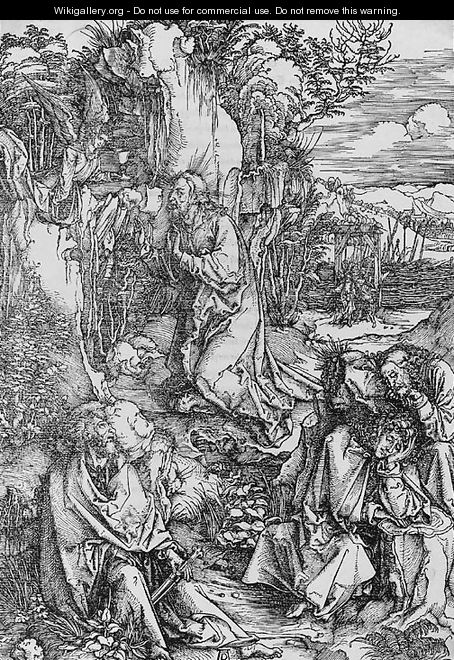 The Agony in the Garden, from The Large Passion - Albrecht Durer