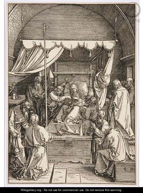 The Death of the Virgin, from The Life of the Virgin - Albrecht Durer