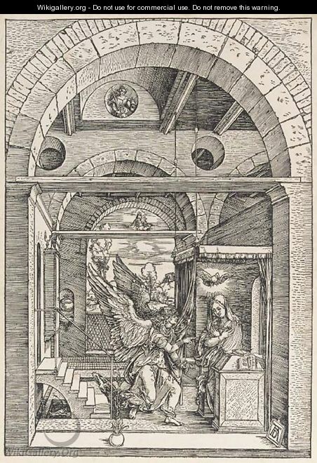 The Annunciation, from The Life of the Virgin - Albrecht Durer