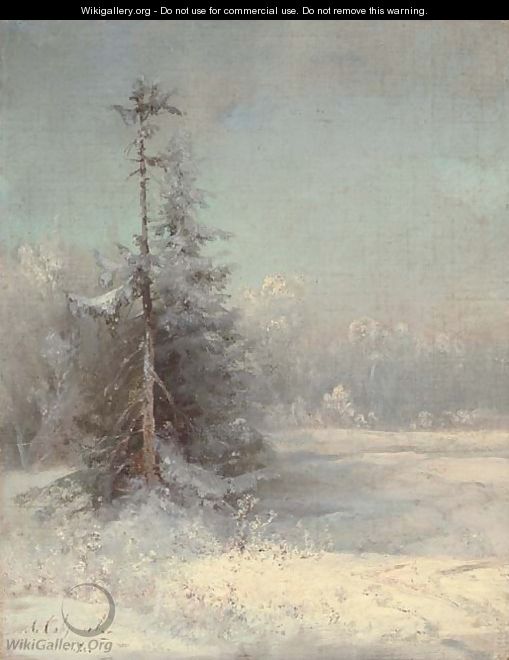 Winter landscape - Alexei Kondratyevich Savrasov