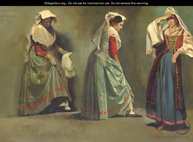 Italian Costume Studies - Albert Bierstadt