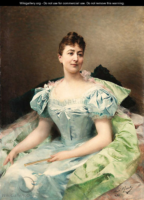 Portrait of a woman - Aimé-Nicolas Morot