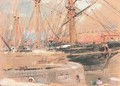 Bristol docks - Albert Goodwin