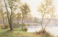 An autumn landscape - Albert Gabriel Rigolot