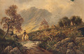 A Scotsman Returning Home In A Highland Landscape - Albert Dunnington