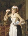 An inquisitive maid - Albert Conrad