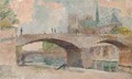 Le Pont de l'Archeveche et Notre-Dame de Paris - Albert Lebourg
