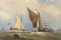 In full sail - Albert Jurardus Van Prooyen