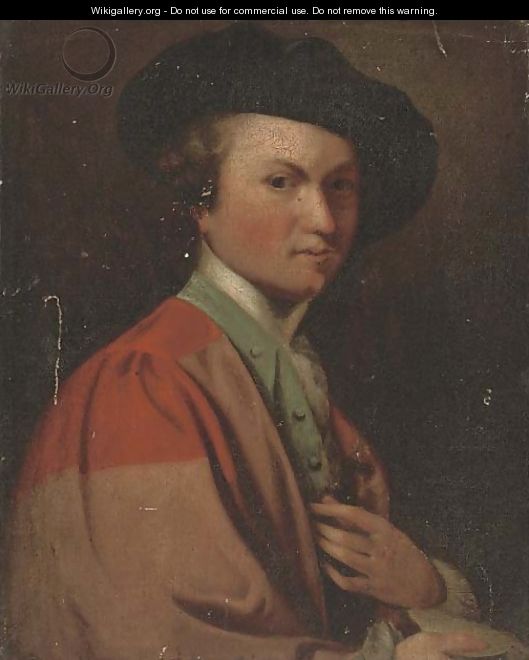 Self-portrait of the artist - (after) Sir Joshua Reynolds