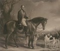 Henry Lascelles, 3rd Earl of Harewood (1797-1857), on horseback with his hounds, by George Raphael Ward - (after) Sir Francis Grant