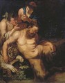 The Drunken Silenus attended by Bacchantes - (after) Sir Peter Paul Rubens