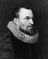 Portrait of Nicolaes Rockox (1560-1640) , half length, in profile to the right, wearing a dark costume and a molenkraag - (after) Sir Peter Paul Rubens