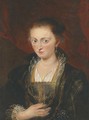 Portrait of a lady - (after) Sir Peter Paul Rubens