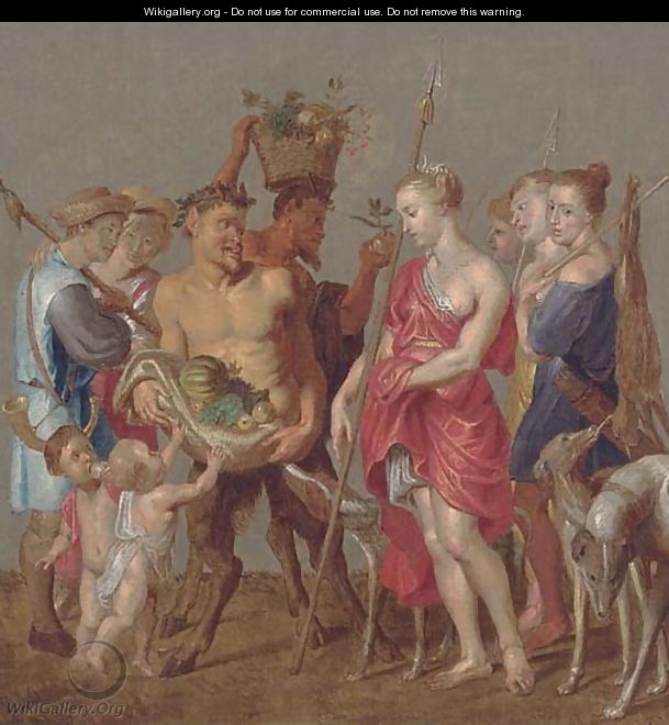 Diana the huntress - (after) Sir Peter Paul Rubens