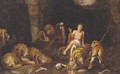 Daniel in the lion's den - (after) Sir Peter Paul Rubens