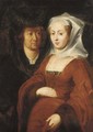 Ansegisus and Saint Bega - (after) Sir Peter Paul Rubens