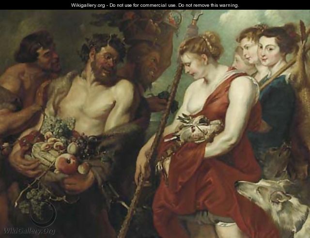 Diana returning from the Hunt - (after) Sir Peter Paul Rubens And Frans Snijders