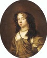 Portrait of Nell Gwyn, bust-length, in a brown dress - (after) Sir Peter Lely