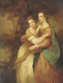 Portrait of Miss Emma and Miss Elizabeth Crewe - (after) Sir Joshua Reynolds