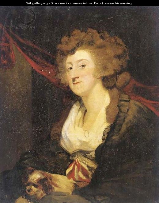 Portrait of Amelia, Lady Hume - (after) Sir Joshua Reynolds