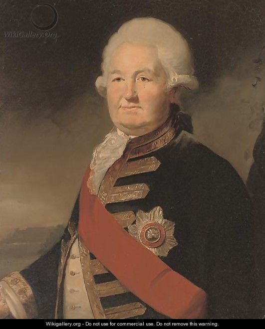Portrait of Admiral Sir Edward Hughes - (after) Sir Joshua Reynolds