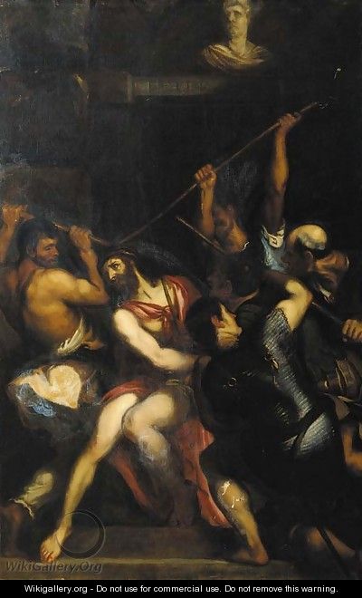 The mocking of Christ - Tiziano Vecellio (Titian)