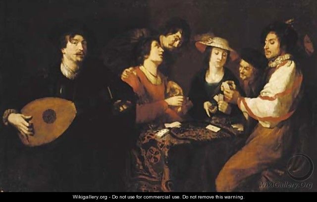 Card players - (after) Theodoor Rombouts