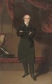 Portrait of George Canning M. P., small full-length, in a black suit, in the chamber of the House of Commons - (after) Lawrence, Sir Thomas