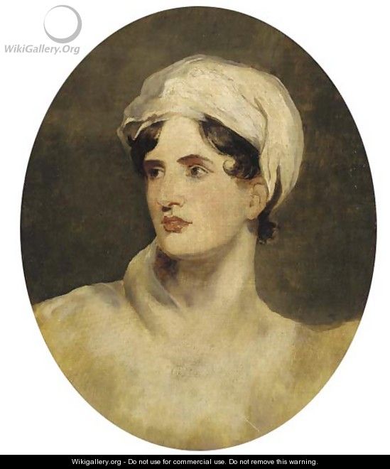 Portrait of Maria, Lady Callcott nee Dundas (1785-1842), head-and-shoulders - Sir Thomas Lawrence
