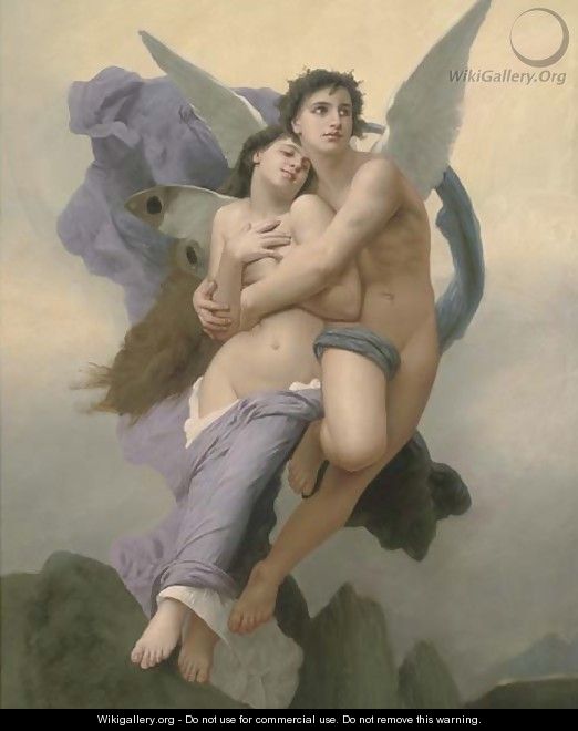 The abduction of Psyche - (after) William-Adolphe Bouguereau